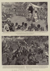 De bevrijding van Kumassi, met de colonne van majoor Morris